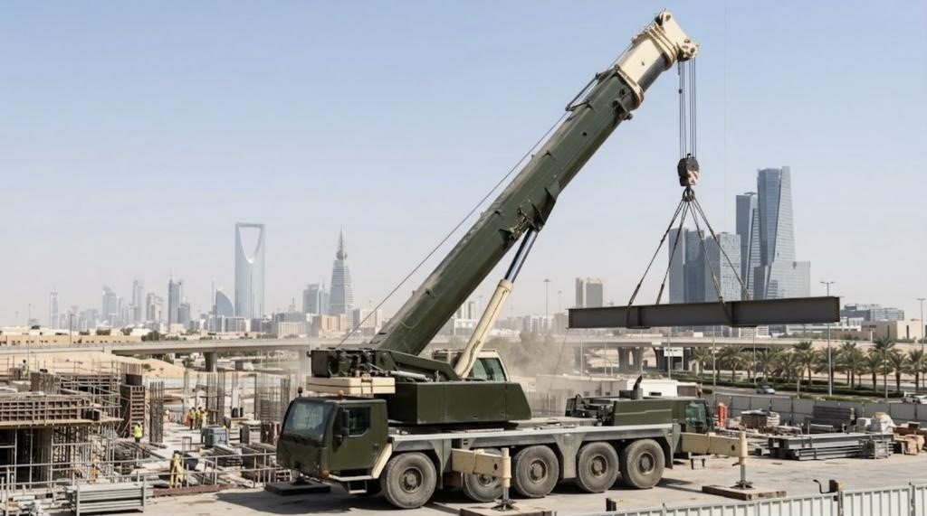 Crane on a project